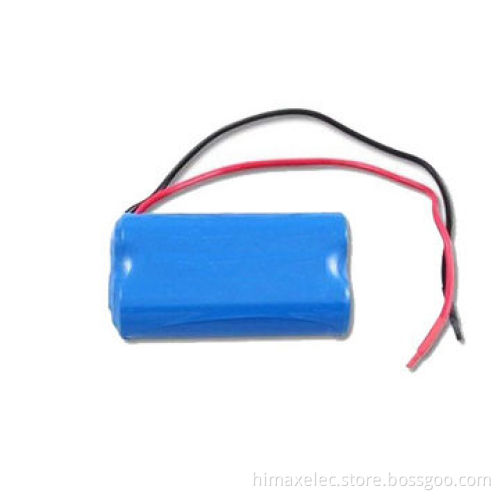 Lithium-ion Battery Pack 18650 1S2P 3.7V, 4800mAh